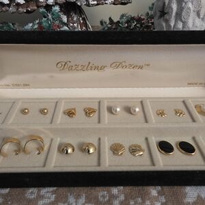 SOLD FREE With Any Purchase Dazzling Dozen Vintage Earring Set